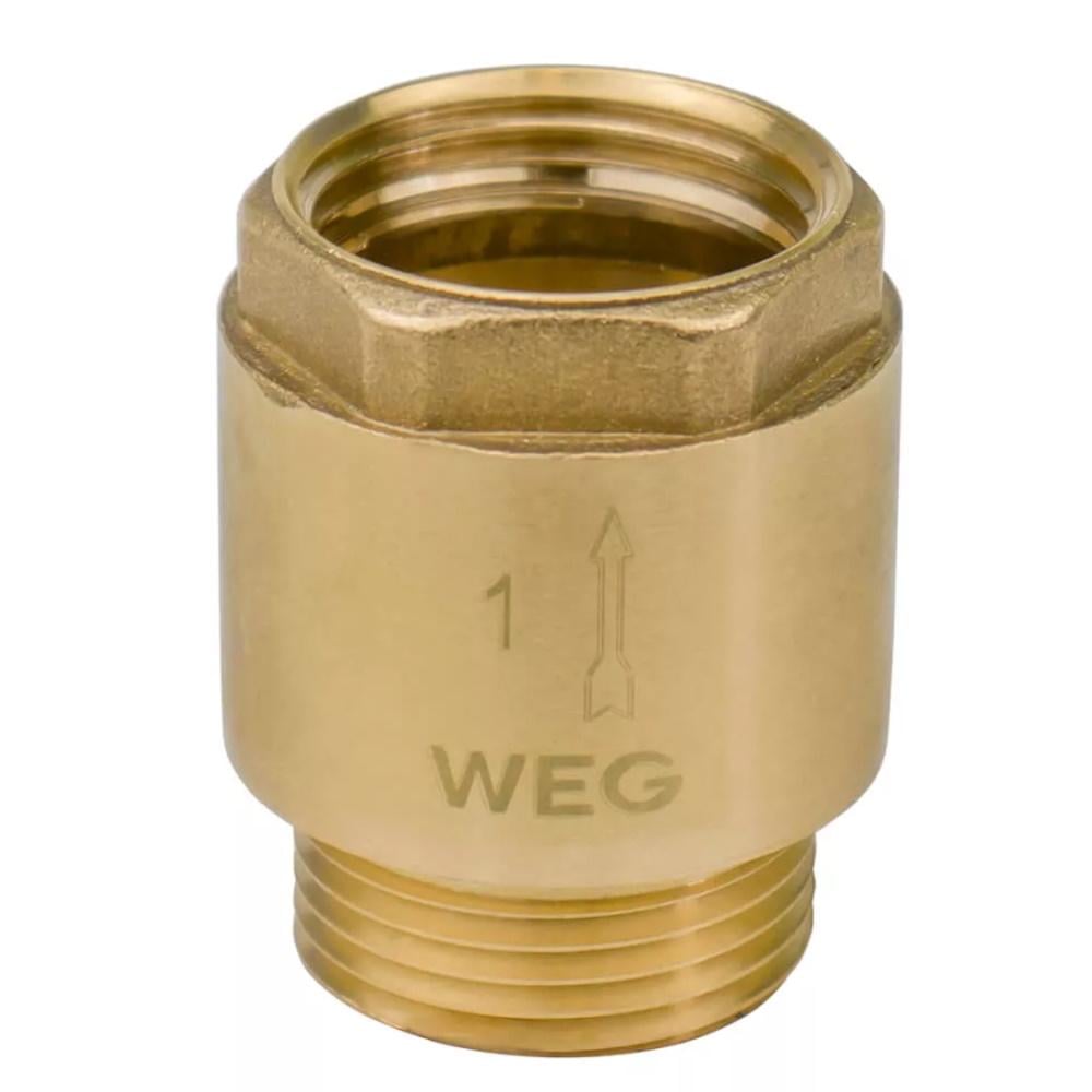 Обратный клапан WEG 1" ВЗ латунь (SQ-1039000)