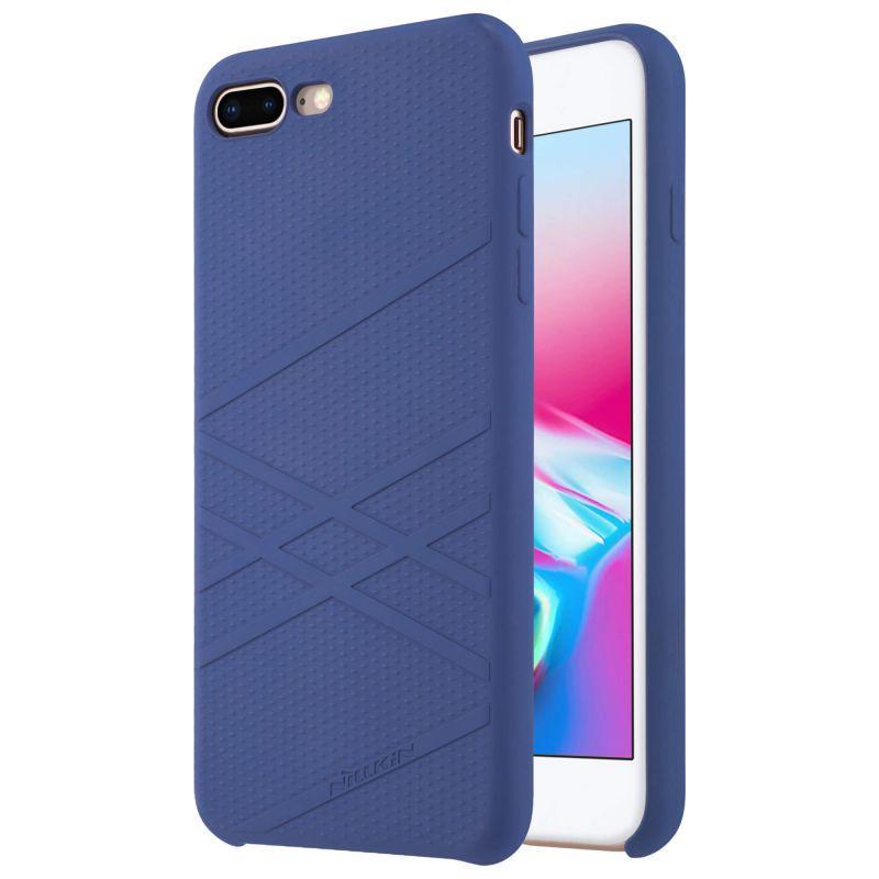 Силиконовый чехол накладка Nillkin Flex Series Case for iPhone 7/8 Plus, Blue - фото 3