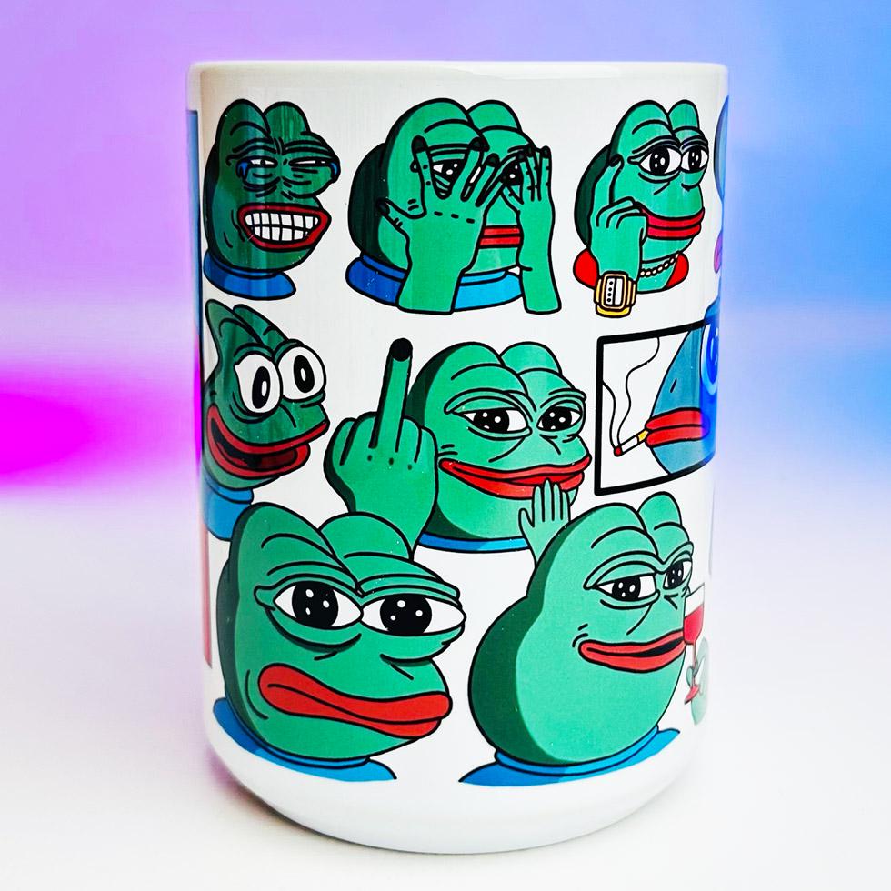 ᐉ Кружка PEPE Лягушонок Пепе 430 мл (00000000465) • Купить в