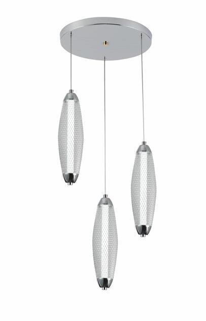 Подвесная люстра акриловая Valeso G 2667/3P CR 24W (28686414) Подвесная люстра акриловая Valeso G 2667/3P CR 24W (28686414)