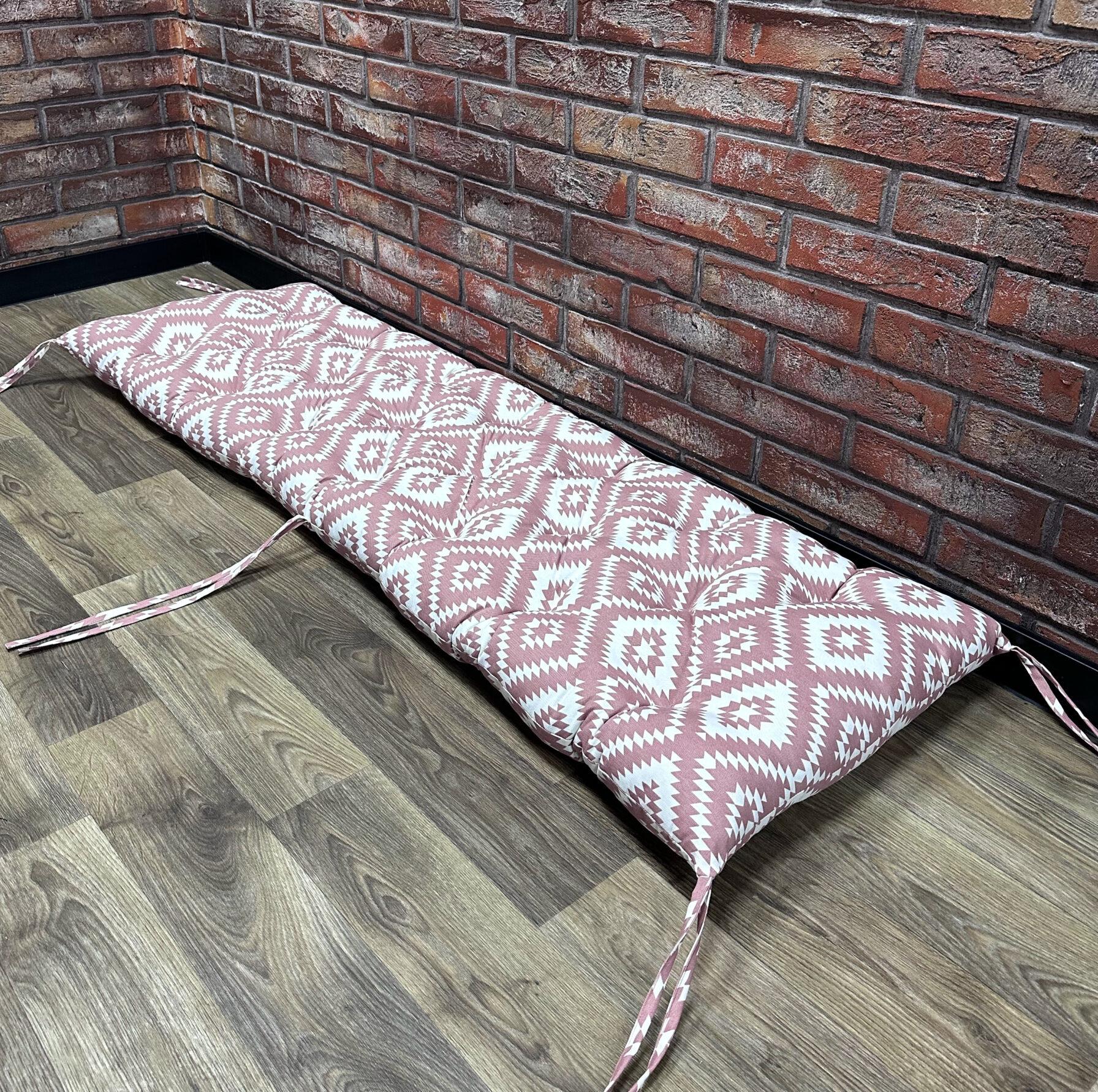 Подушка Comfort Home Incisors на підвіконня/каркаси/піддони/садові меблі 150х50 см