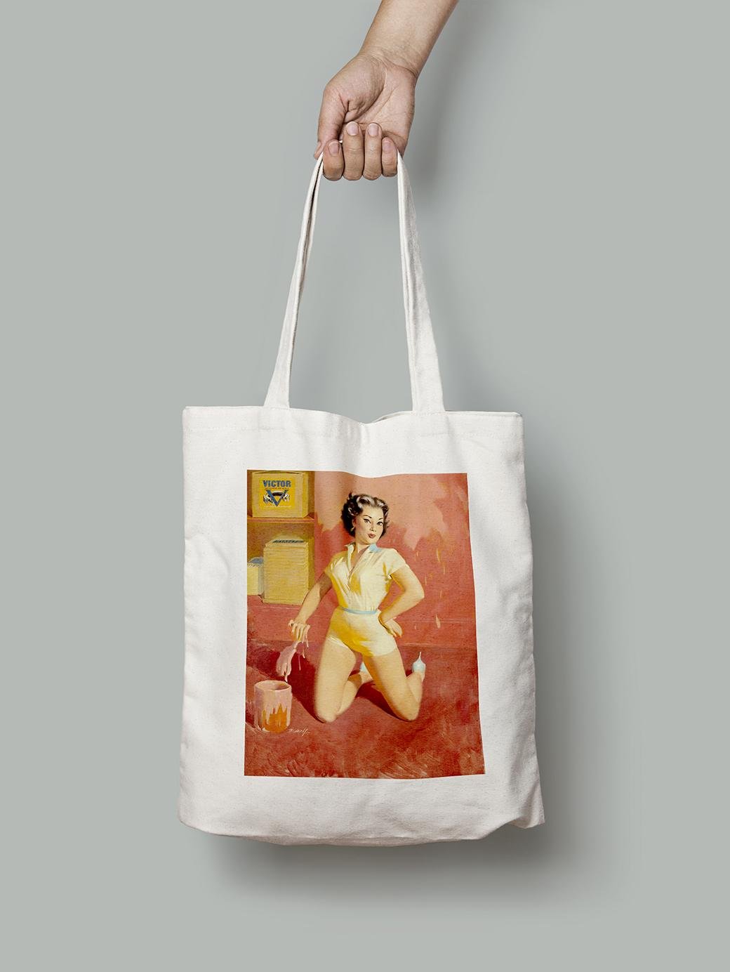 Эко-сумка Секси красит шопер (pin_up_023020_Bag)
