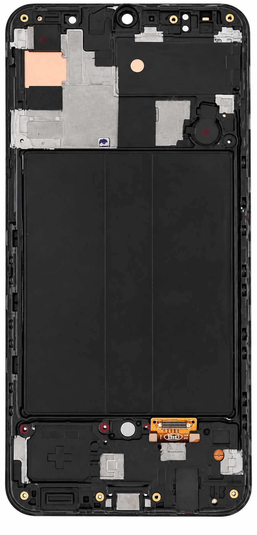 Дисплейный модуль OLED с сенсорным экраном для Samsung Galaxy A50 A505 и рамкой Black (29768367)