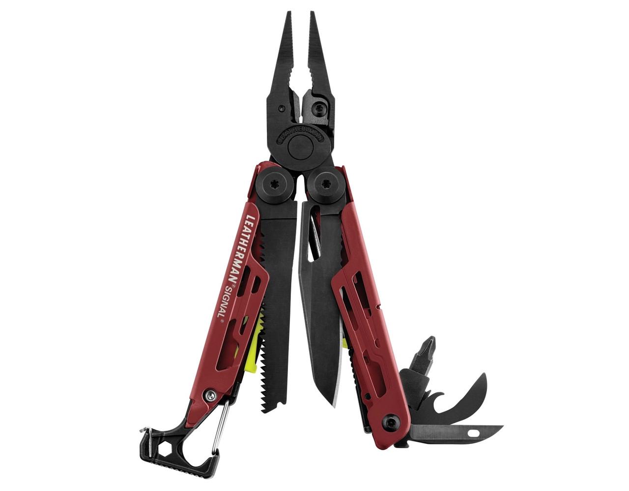 Мультитул Leatherman Signal Crimson 19 інструментів із чохлом (832745)