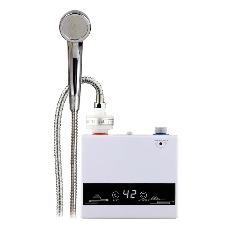 Проточный водонагреватель настенный Zerix BWH-02-ES с индикатором температуры (ZX5015) - фото 2