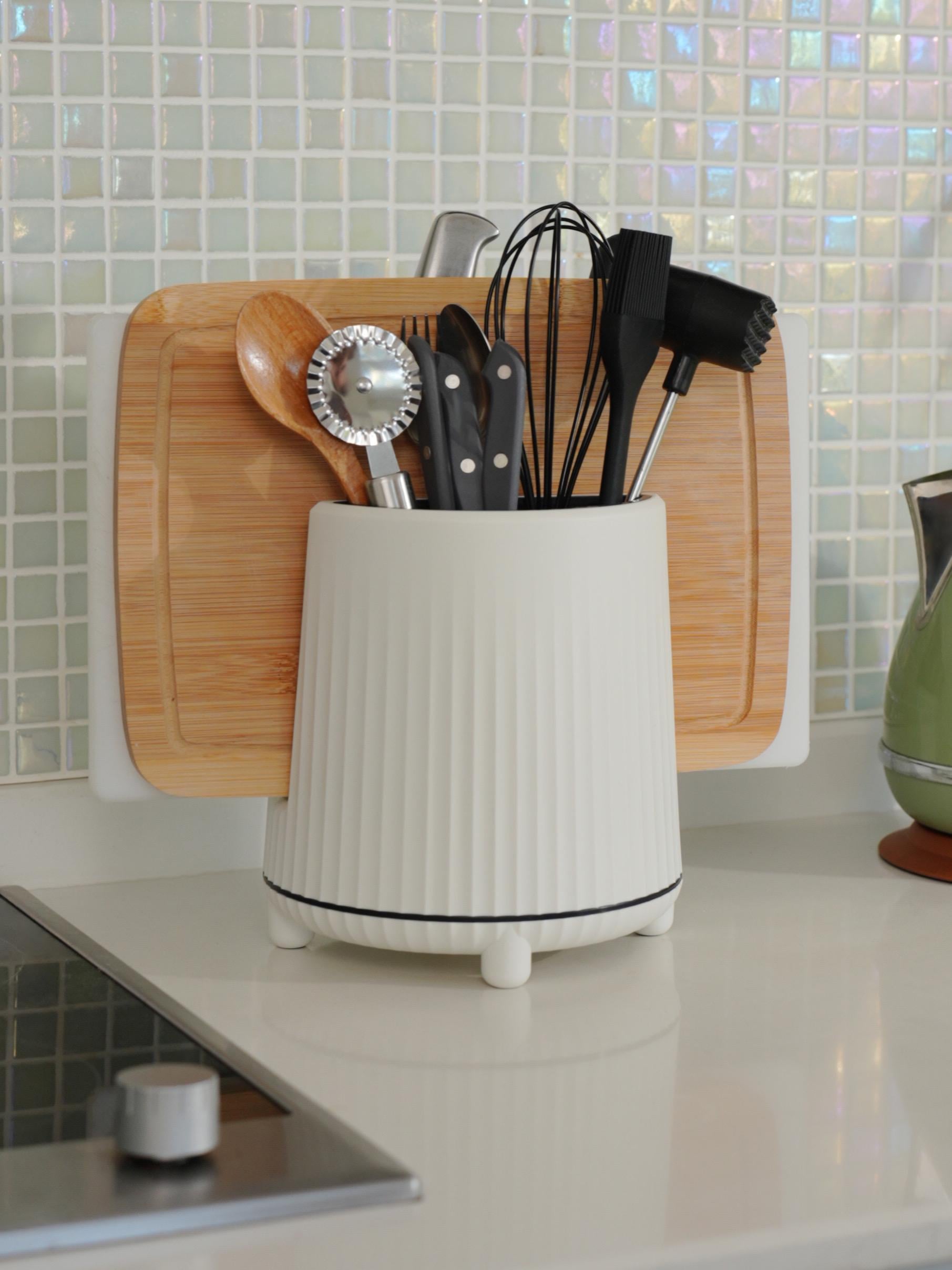 Органайзер для кухні пластиковий настільний поворотний з підставкою - фото 2