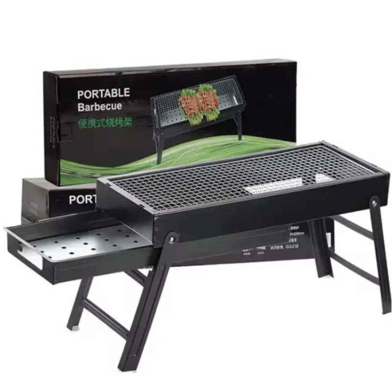 Барбекю-гриль складаний 60x22x33 см Чорний (2562538702) - фото 2 Барбекю-гриль складаний 60x22x33 см Чорний (2562538702) - фото 2