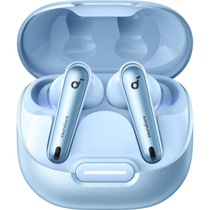 Наушники беспроводные Anker SoundCore Liberty 4 NC Bluetooth 5.3 IPX4 Light Blue (A3947G61) - фото 4