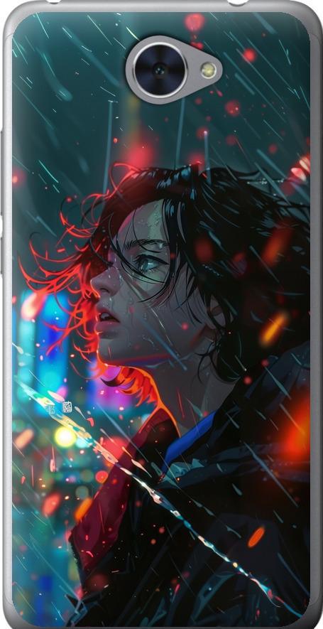 Чехол на Huawei Y7 2017 Ночные огни (6096u-1019-42517)