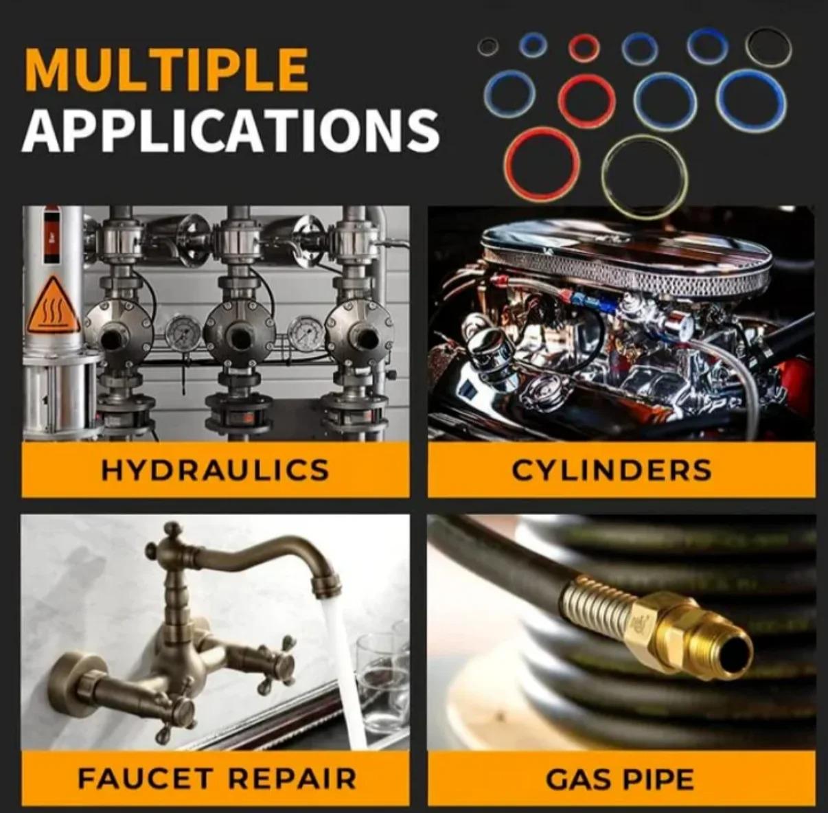 Комплект ущільнювальних прокладок для зливу олії 245 шт. 12 розмірів (916083) - фото 4 Комплект ущільнювальних прокладок для зливу олії 245 шт. 12 розмірів (916083) - фото 4