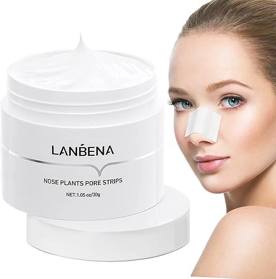 Комплекс для очищення обличчя LANBENA Nose Plants Pore Strips з футляром - фото 4