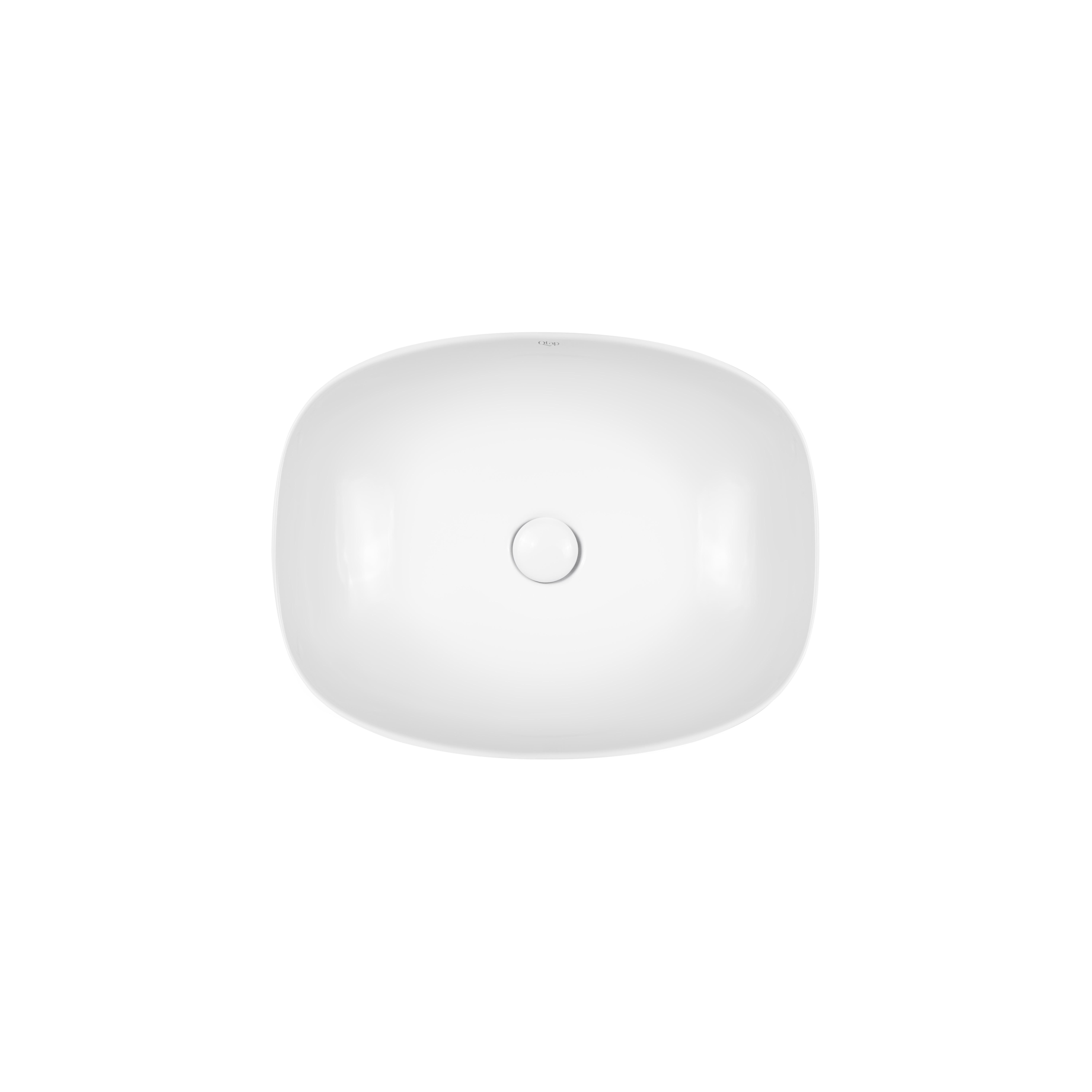 Раковина-чаша Qtap Cardinal 500х380х140 QT04117050TW з донним клапаном White