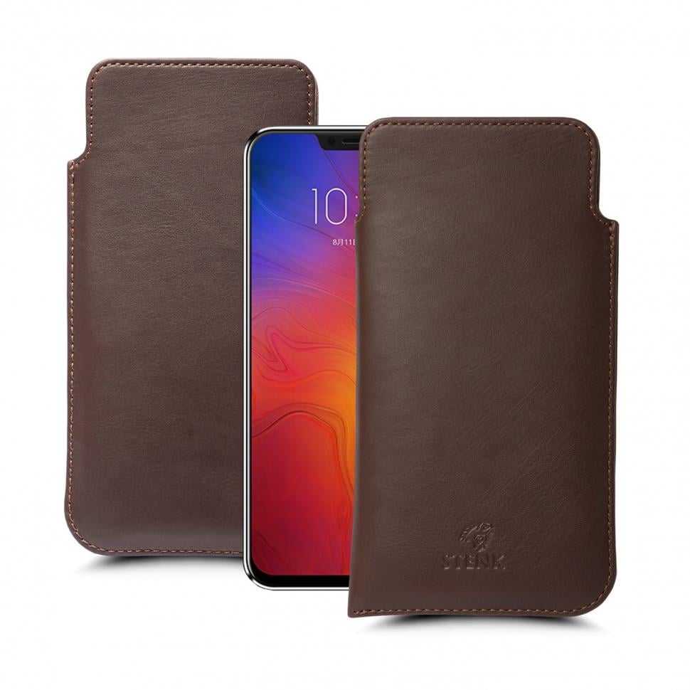 Футляр Stenk Elegance для Lenovo Z5 Коричневий (62446)
