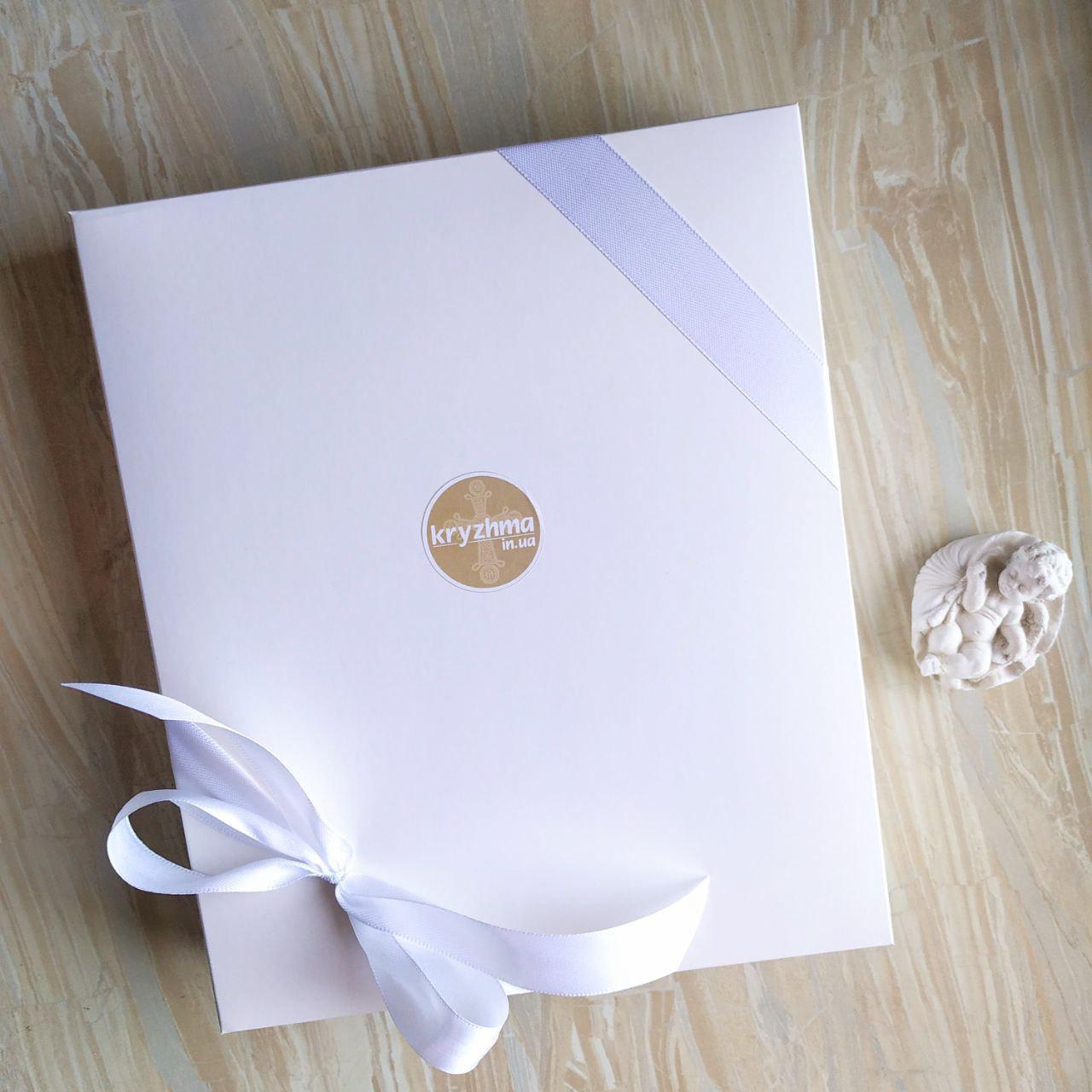 Набор для крещения именной Дева Мария махровая крыжма/мешочки для локона и хранения (2172884627) - фото 3