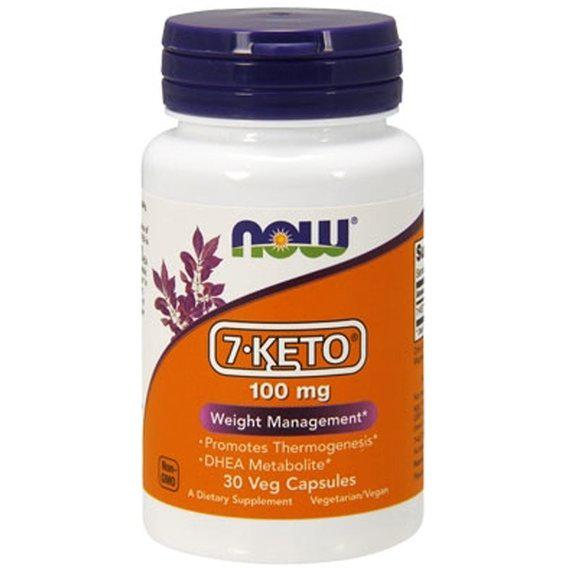 ДГЕА NOW Foods 7-Keto Weight Management 100 мг 60 Veg Caps (NF3013)