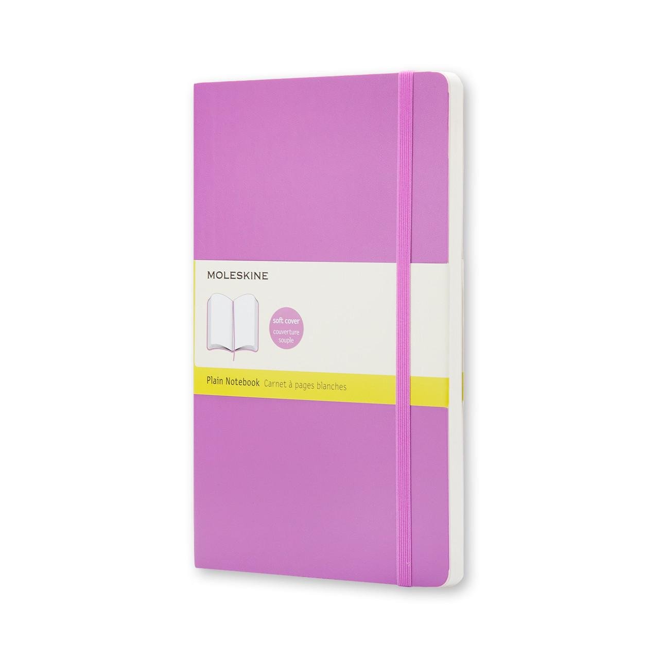 Блокнот Moleskine Classic розовый средний 192 страницы нелинованный мягкая обложка 13х21 см (9788867323722)