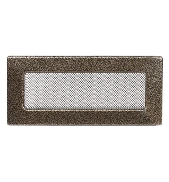 Решітка камінна 25х11 см Антик золото (12895775)