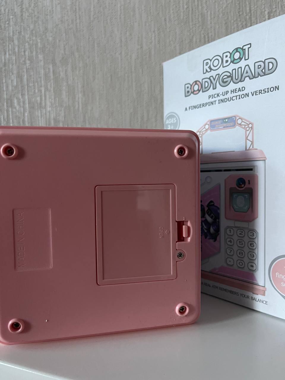Копилка-сейф электронная Robot Bodyguard с кодовым замком Розовый (345e) - фото 5 Копилка-сейф электронная Robot Bodyguard с кодовым замком Розовый (345e) - фото 5