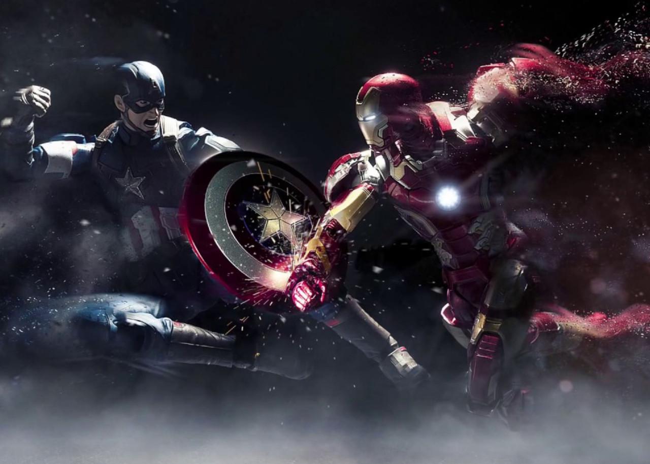 Картина GeekLand Iron Man vs Captain America (IM.09.049)