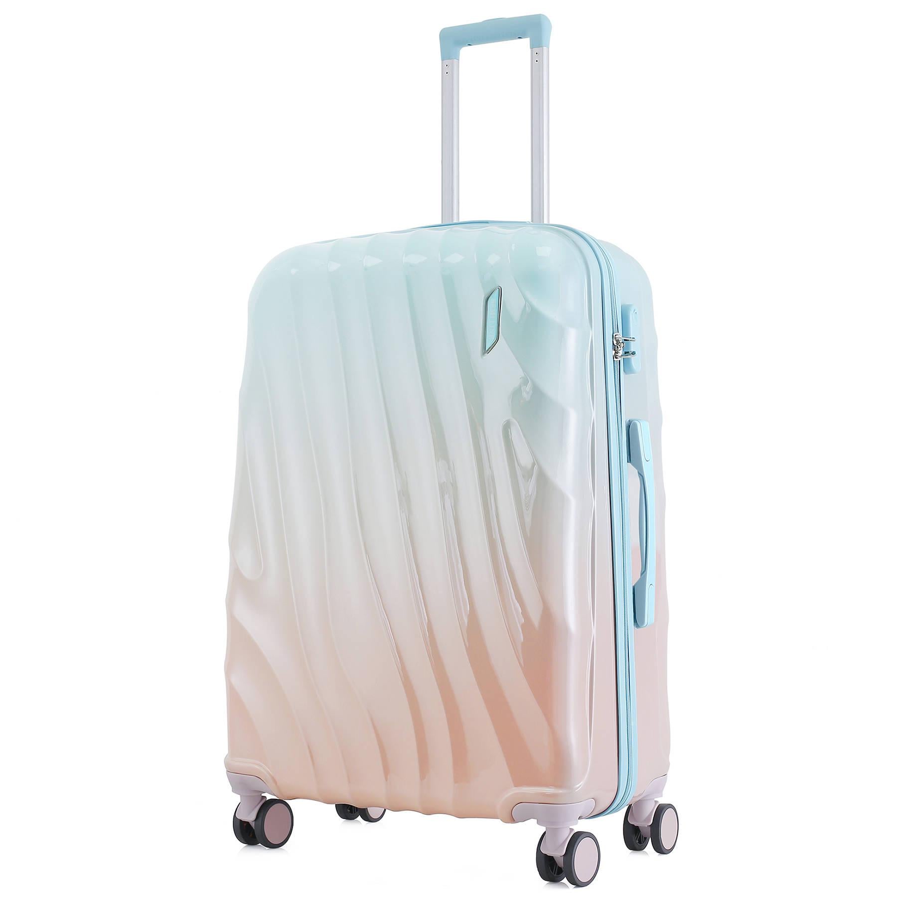 Чемодан большой SEMI LINE T5649-3 29 дюймов 104 л Blue/Pink/Cream Gradient