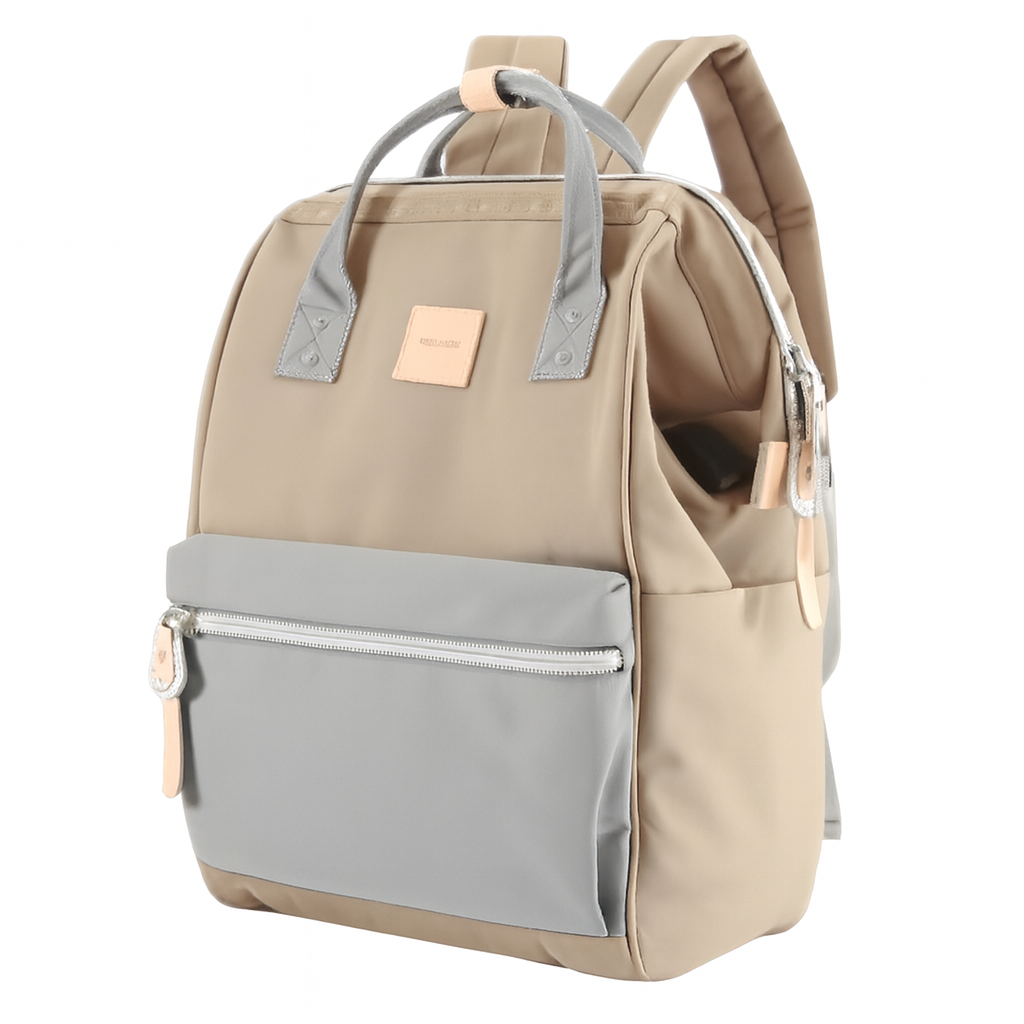 Рюкзак женский для ноутбука Himawari R37002 USB влагостойкий 40х28х17 см Бежевый (32163337) Рюкзак женский для ноутбука Himawari R37002 USB влагостойкий 40х28х17 см Бежевый (32163337)