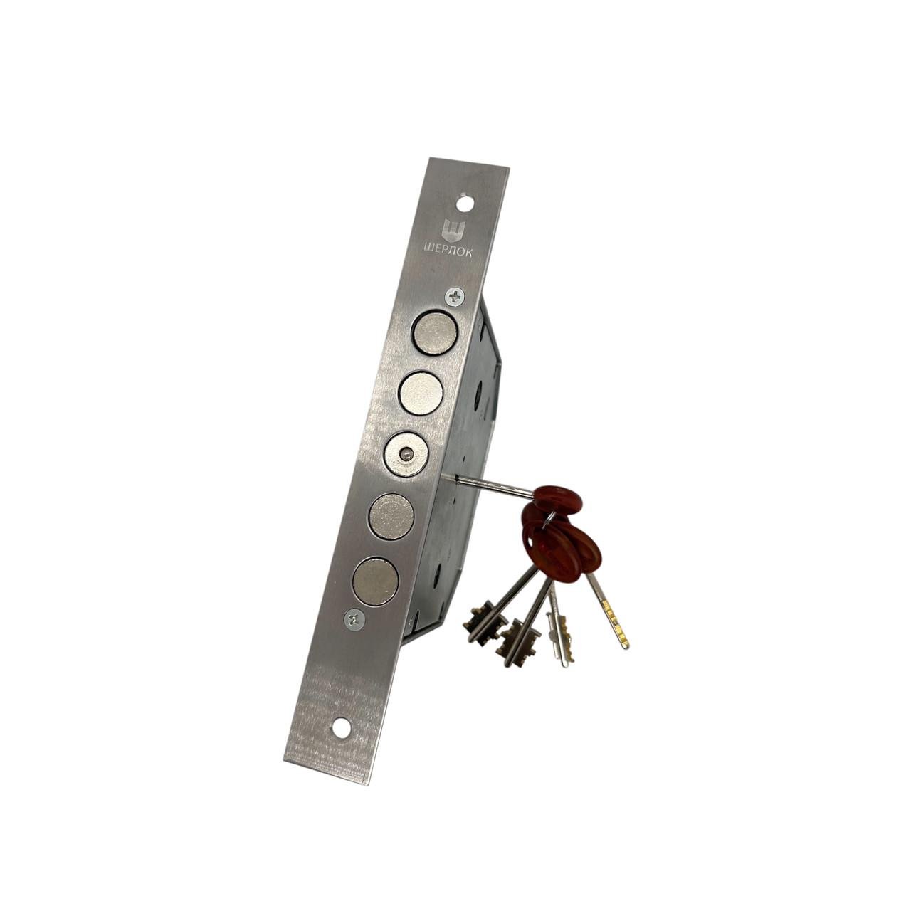 Замок сувальдний врізний Шерлок 06.01 на гаражні ворота (290065) - фото 5