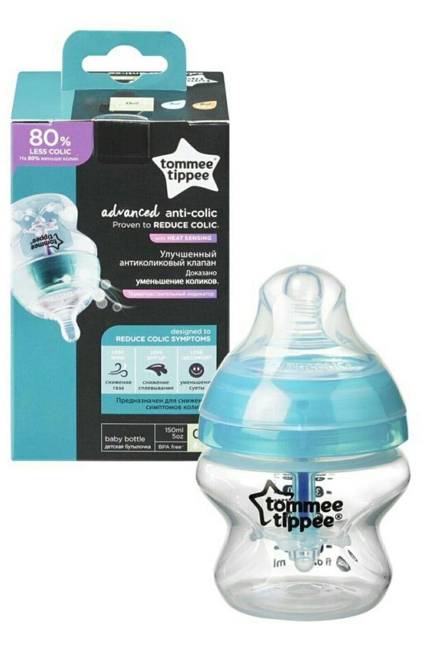 Бутылочка для кормления антиколиковая Tommee Tippee Advanced Anti-Colic 150 мл (TT0025) - фото 4