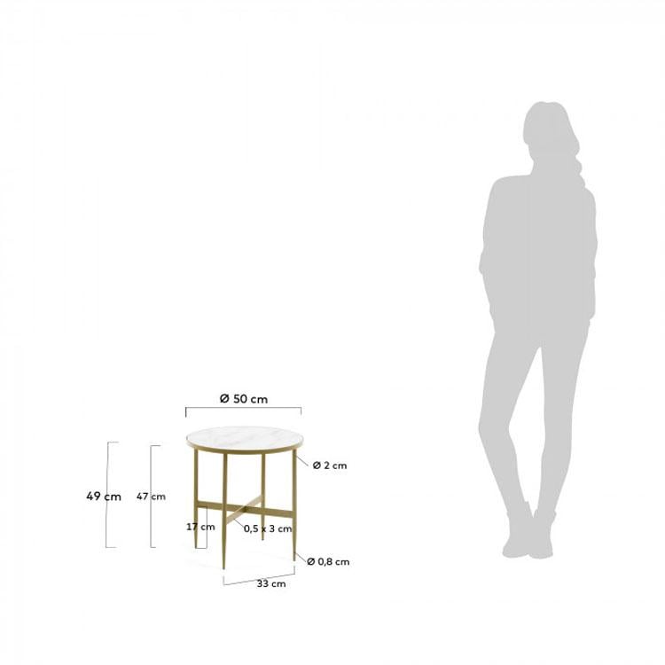 Кофейный столик La Forma Elisenda (CC1274C05) - фото 5 Кофейный столик La Forma Elisenda (CC1274C05) - фото 5