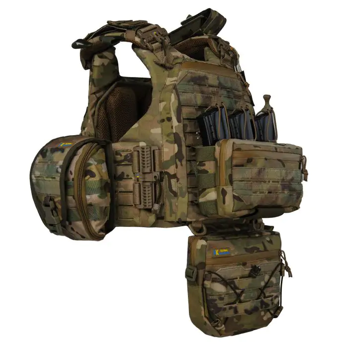 Плитоноска Warmor Gen6 PRO MAX Максимальний набір підсумків Мультикам - фото 4