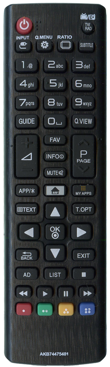Пульт универсальный для телевизора LG akb74475481 (09225)