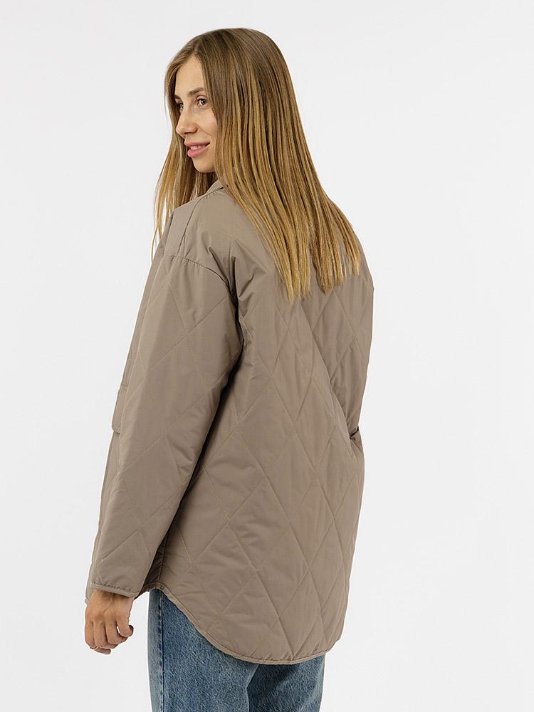 Куртка жіноча ЦБ-00228722 р. 40 Бежевий (28421902) - фото 4 Куртка жіноча ЦБ-00228722 р. 40 Бежевий (28421902) - фото 4