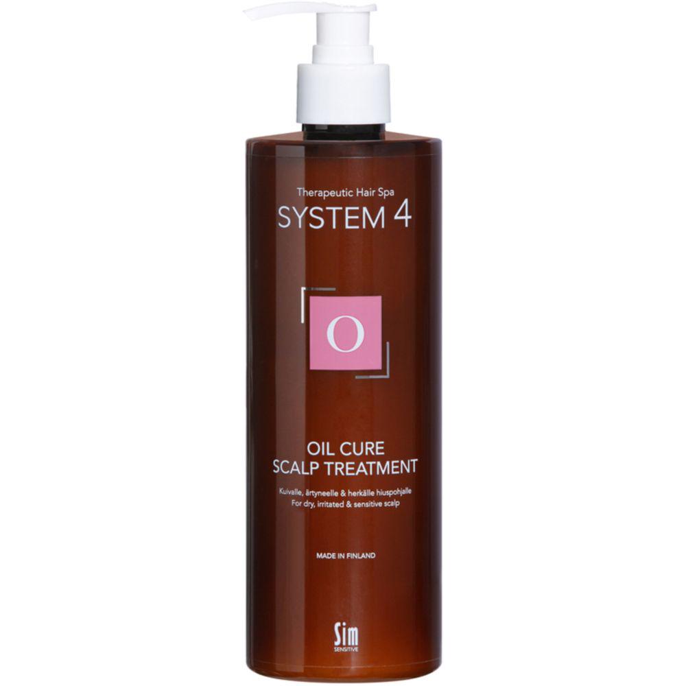 Пилинговая маска для очищения кожи головы Sim Sensitive System4 O Oil Cure Scalp Treatment 500 мл
