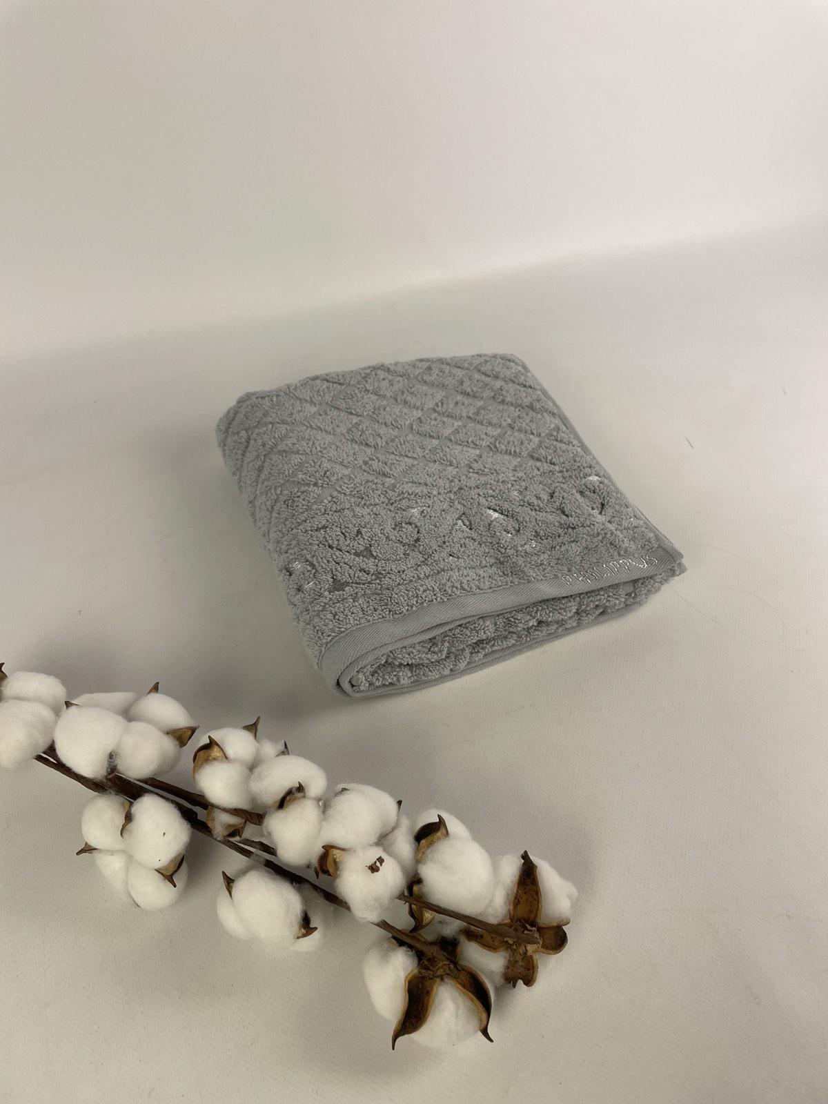Полотенце Philippus Delux Cotton Ibiza Е963 50х90 см Серый (CN37286)