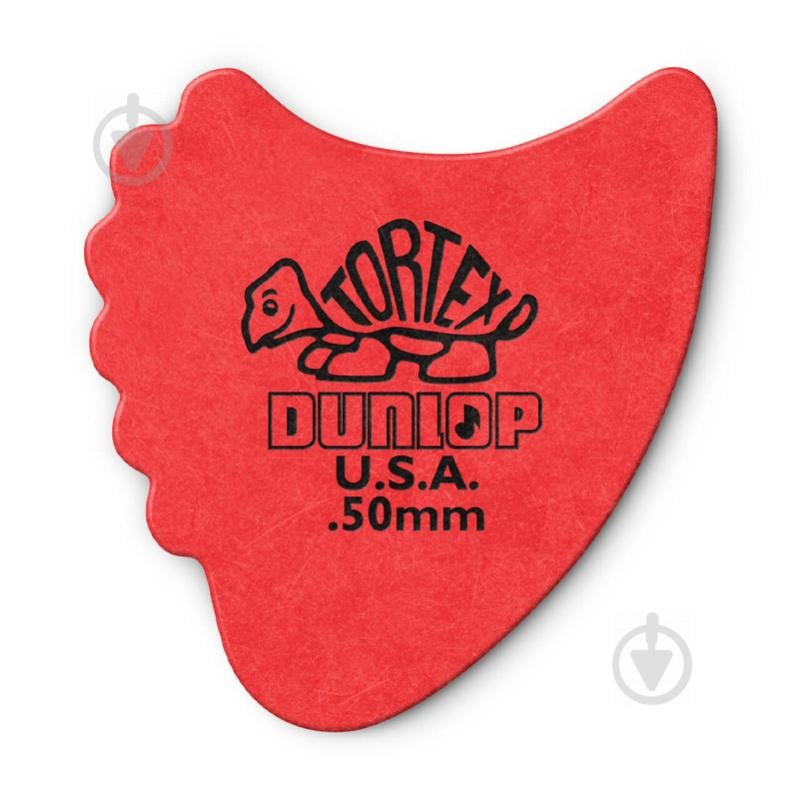 Медиатор Dunlop 4141-0.50 Tortex Fin Pick 0.50 mm (1 шт.)