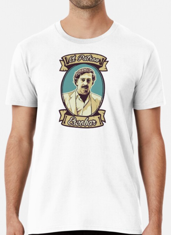 Футболка мужская Stedman с принтом El Patron Pablo Escobar XL Белый (ПН151-10)