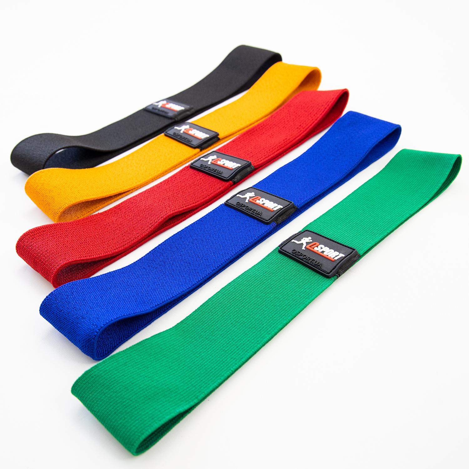 Резинки для фітнесу OSPORT тканинні для ніг/рук/сідниць 5 шт. (OF-0195) - фото 2 Резинки для фітнесу OSPORT тканинні для ніг/рук/сідниць 5 шт. (OF-0195) - фото 2