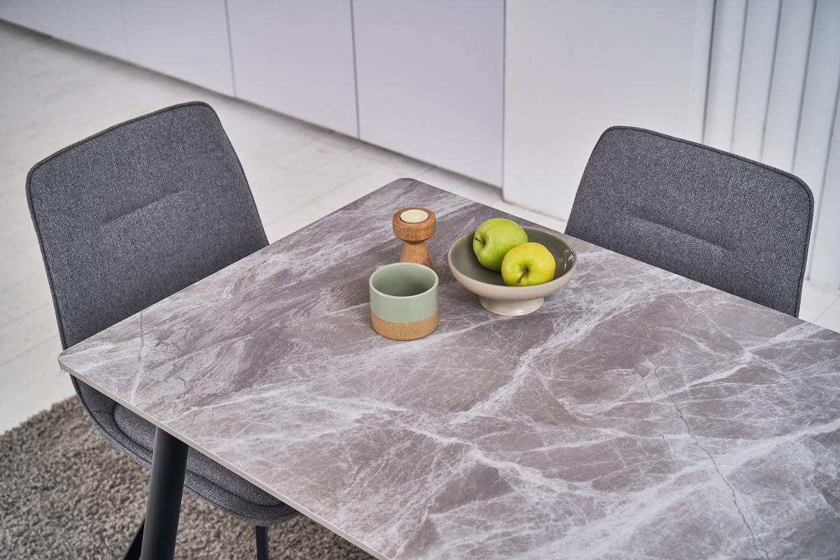 Стол обеденный керамический Ветро 1300х700х750 мм Калакатта грей/Черный (TМ-100) - фото 6 Стол обеденный керамический Ветро 1300х700х750 мм Калакатта грей/Черный (TМ-100) - фото 6