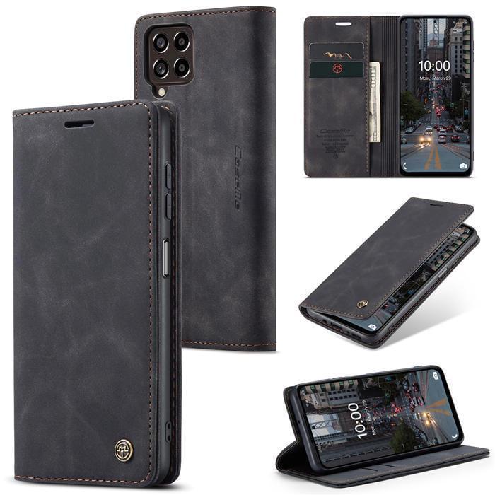Чехол книжка с магнитом Samsung Galaxy M53 M536 CaseMe Black (29275-2B)
