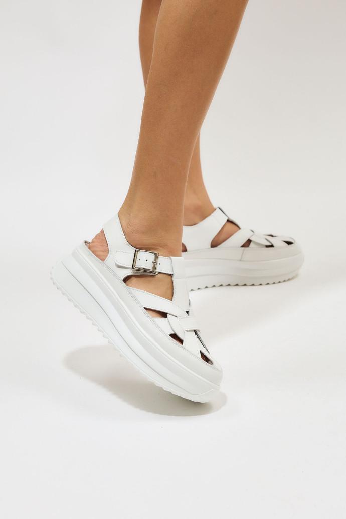 Сандалії жіночі ALLSY на платформі р. 42 Білий (195308) - фото 5 Сандалії жіночі ALLSY на платформі р. 42 Білий (195308) - фото 5