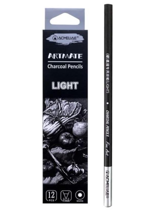 Карандаши угольные Acmeliae Light Artmate 12 шт. Карандаши угольные Acmeliae Light Artmate 12 шт.