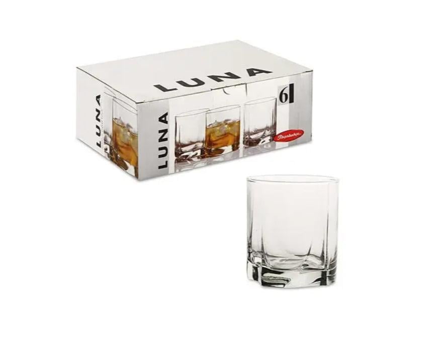 Набор стаканов для виски Pasabahce Luna 368 мл 6 шт. (42348)