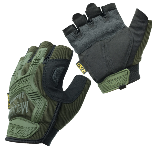 Перчатки беспалые M-Pact Glove с липучкой на запястье L Olive