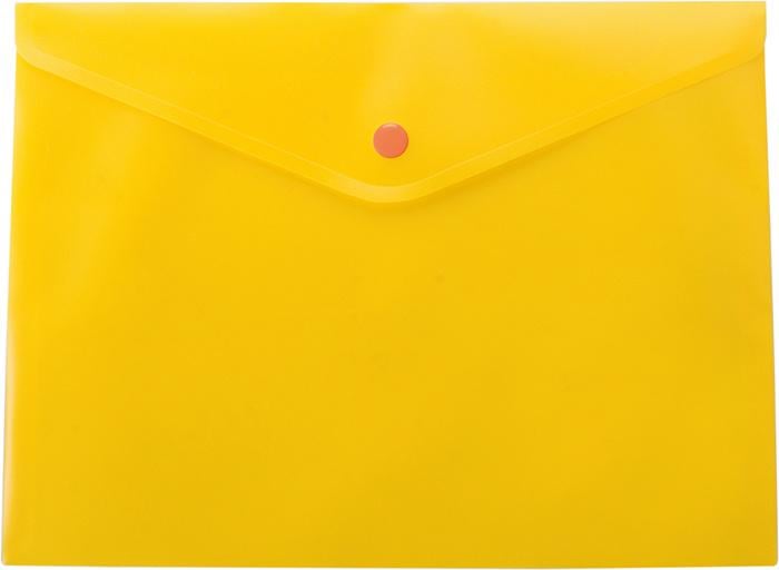 Папка-конверт Buromax на кнопке A4 полипропилен Желтый (BM.3926-11)