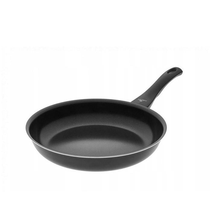 Сковорода традиционная Gerlach First алюминий с керамическим покрытием с не нагревающуюся ручкой 24 см Черный (2015284773)