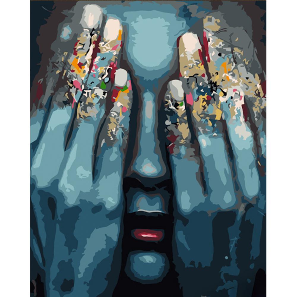 Картина по номерам Strateg Премиум Абстракция с лаком 30x40 см (SS6784)