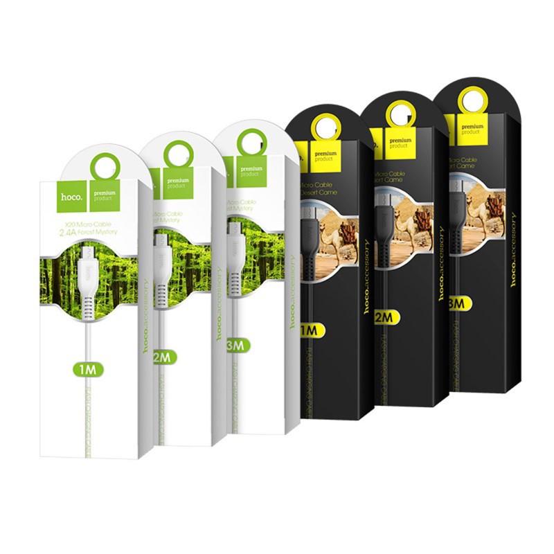 Кабель дата Hoco X20 Flash Micro USB 1 м Black (00000030878_1) - фото 7