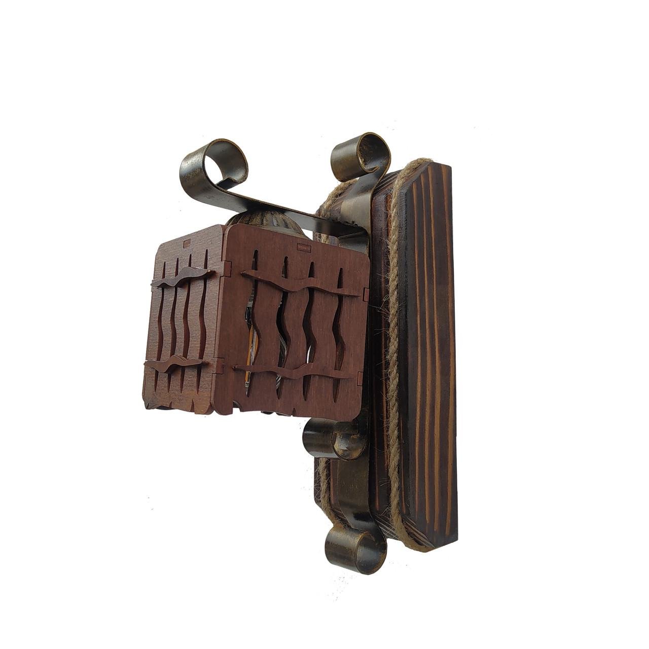 Бра Lighthouse LPR-20106/1W дерев'яний Коричневий (112217) Бра Lighthouse LPR-20106/1W дерев'яний Коричневий (112217)