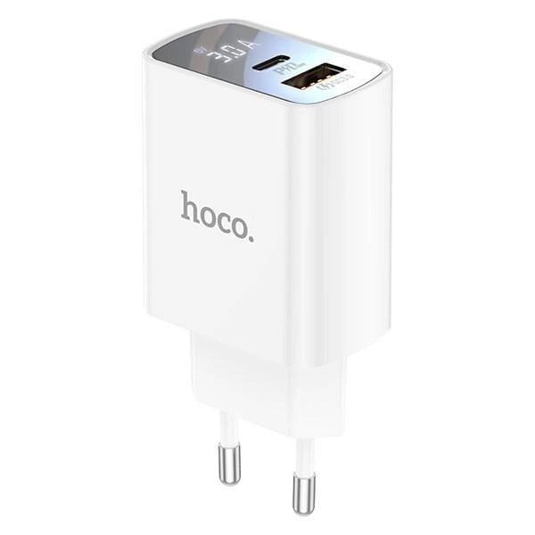 Зарядное устройство сетевое Hoco DC27 1USB/1Type-C 20W/3A PD/QC - фото 2