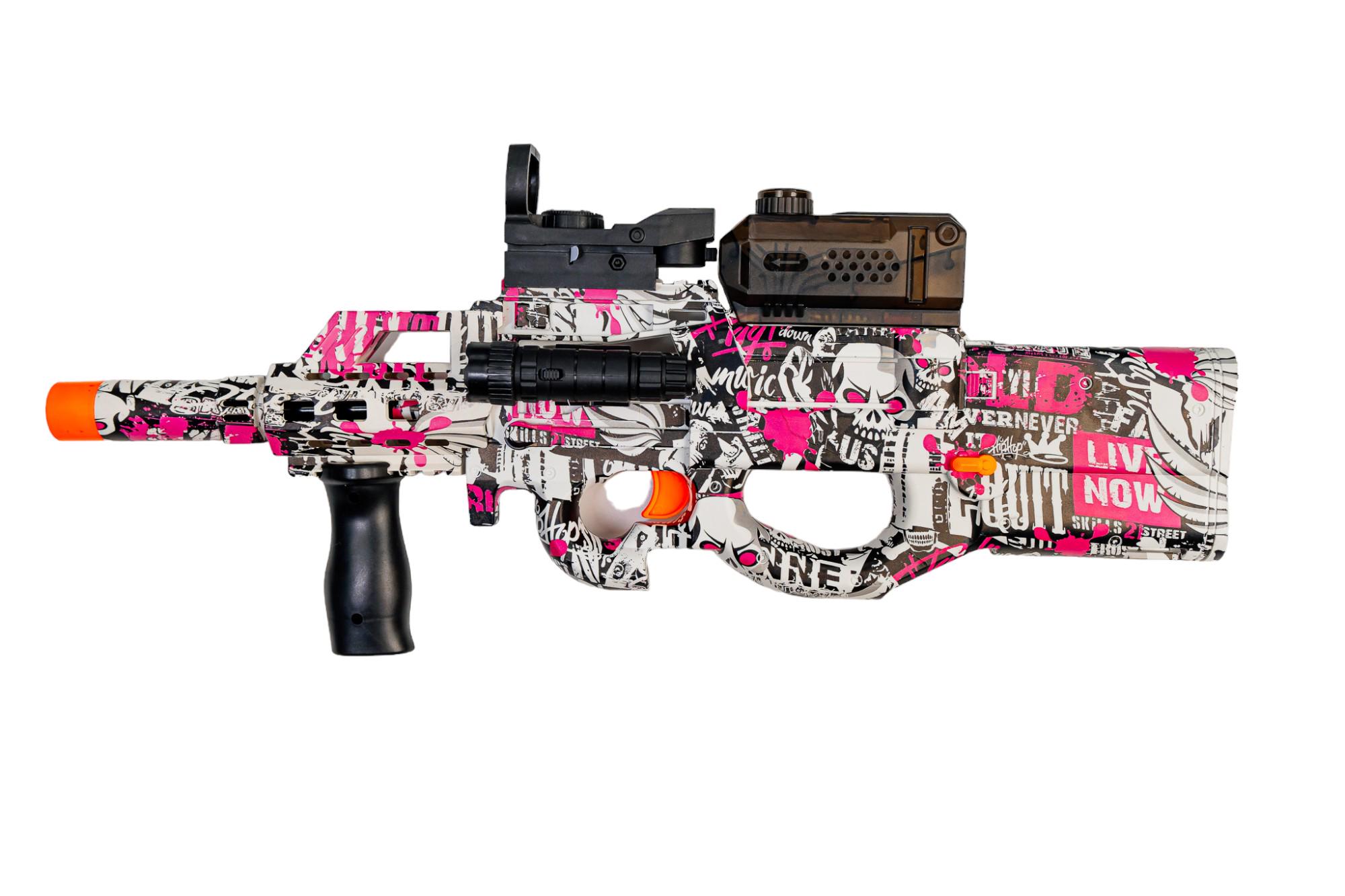 Детское оружие автомат-бластер P90 на орбизах (WH21-4)