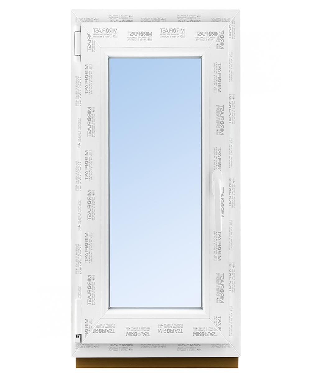 Вікно металопластикове поворотно-відкідне WDS Miroplast з однокамерним склопакетом та енергозбереженням 550х1350 мм (4-16-4I/31917465)